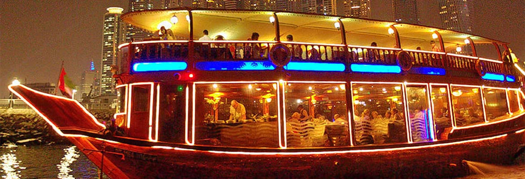 Dinner on a Traditional Dhow Boat in Marina – Lower Deck