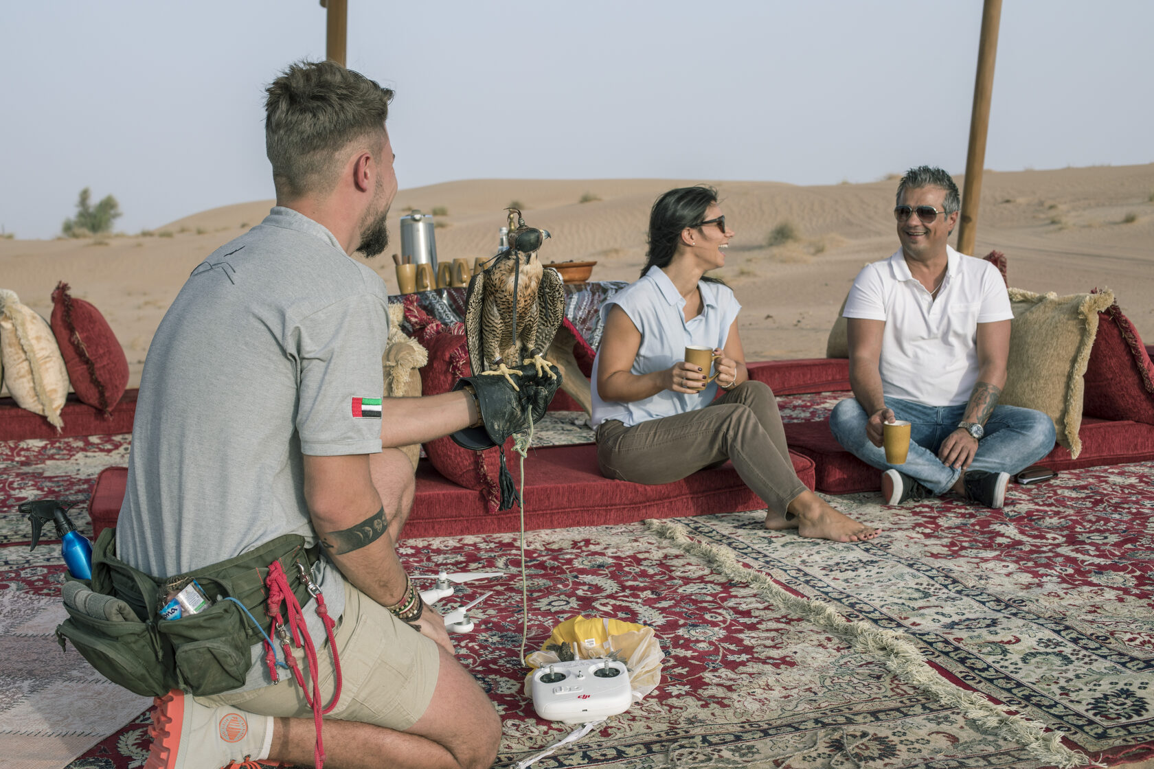 Falconry Training & Nature Safari for 2 persons (morning)