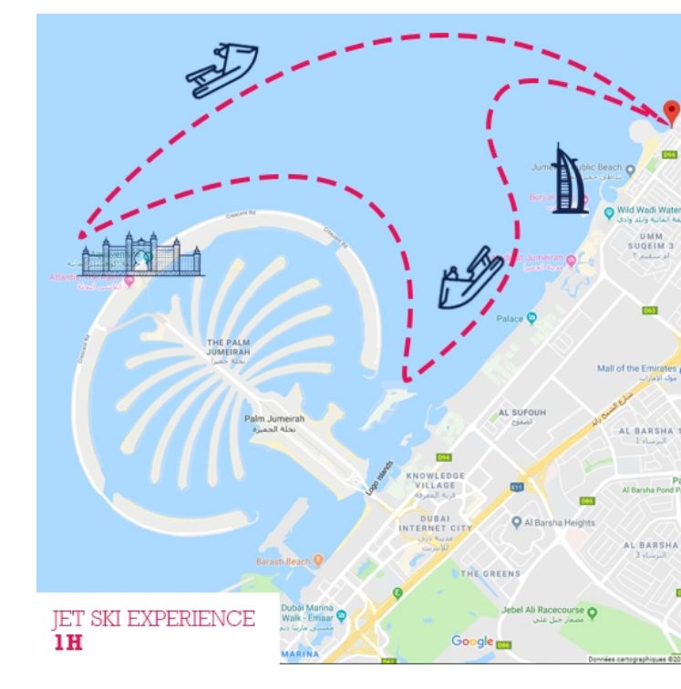 Dubai Jet Ski 30 min Tour of Burj Al Arab