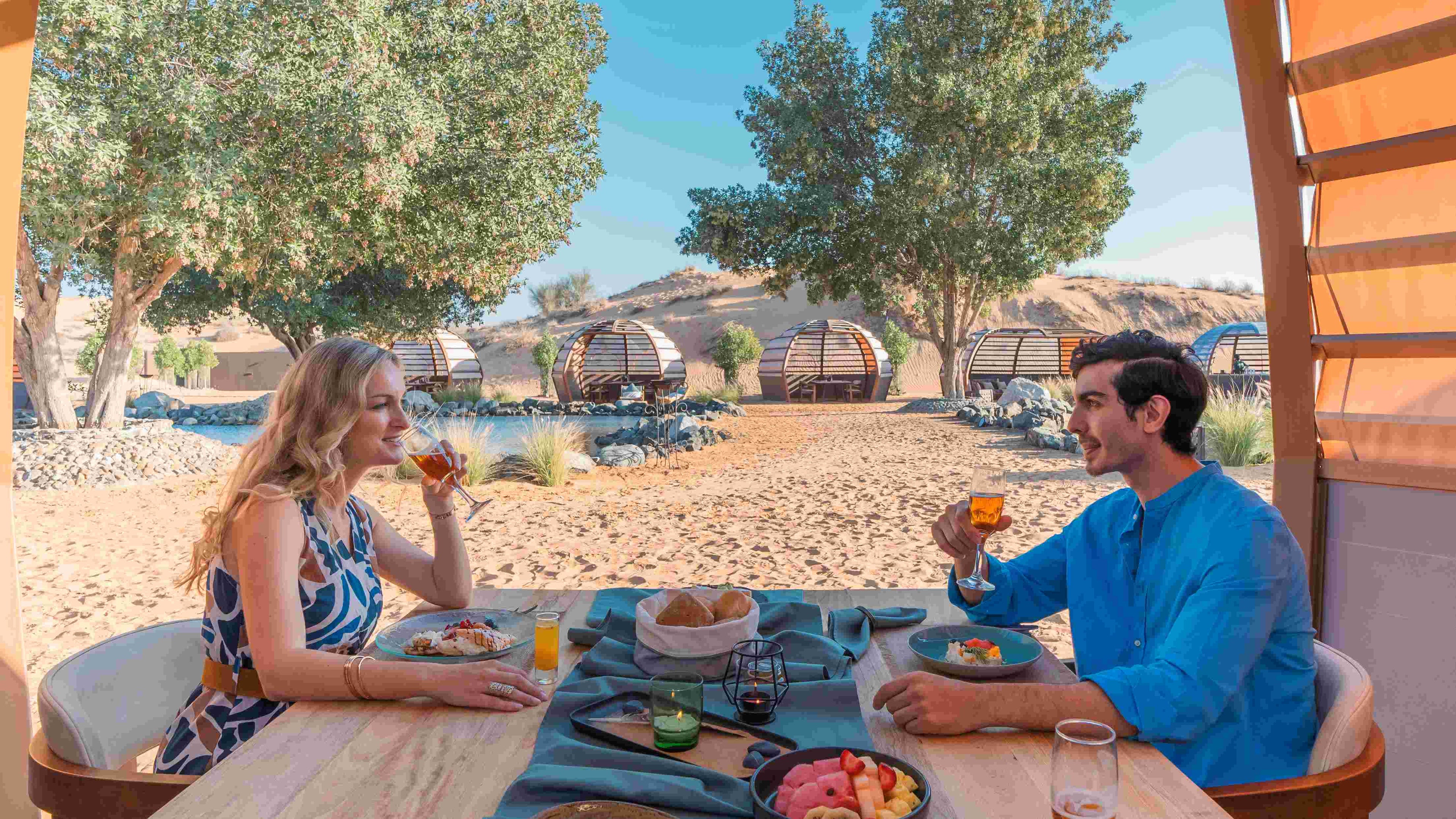 Conservation Drive & Breakfast at Al Maha (morning) for 2 persons