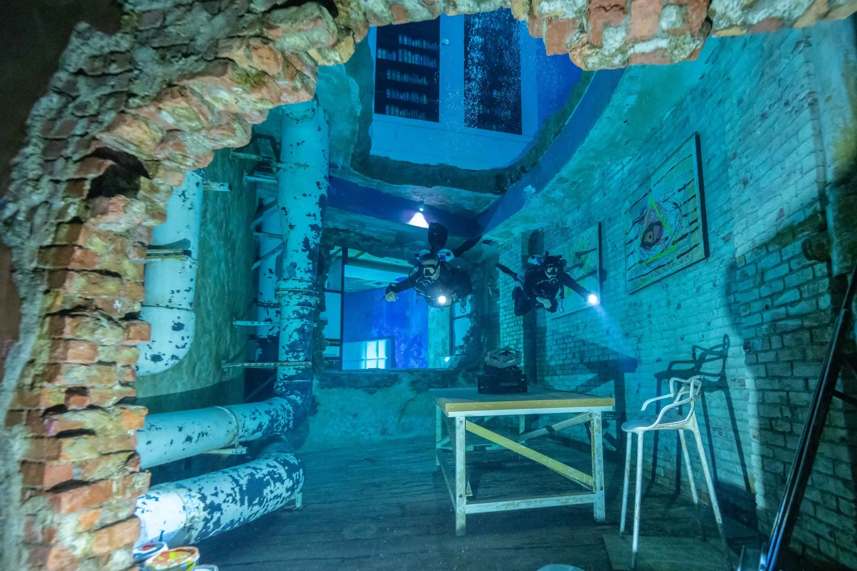 Scuba Diving in Sunken City