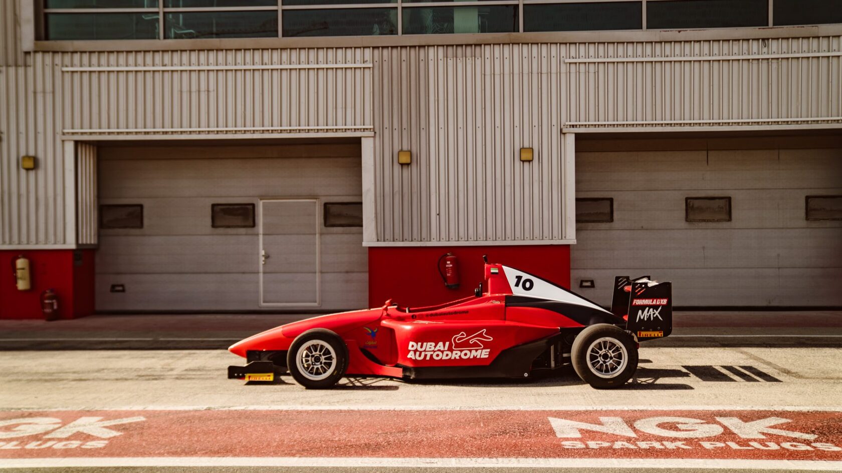 Drive a Formula DXB on the Dubai Autodrome Circuit