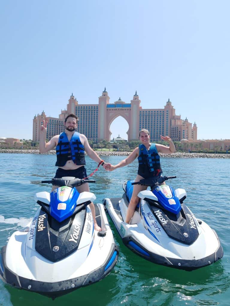 Dubai Jet Ski 1hour tour of Atlantis the Palm for 2 persons