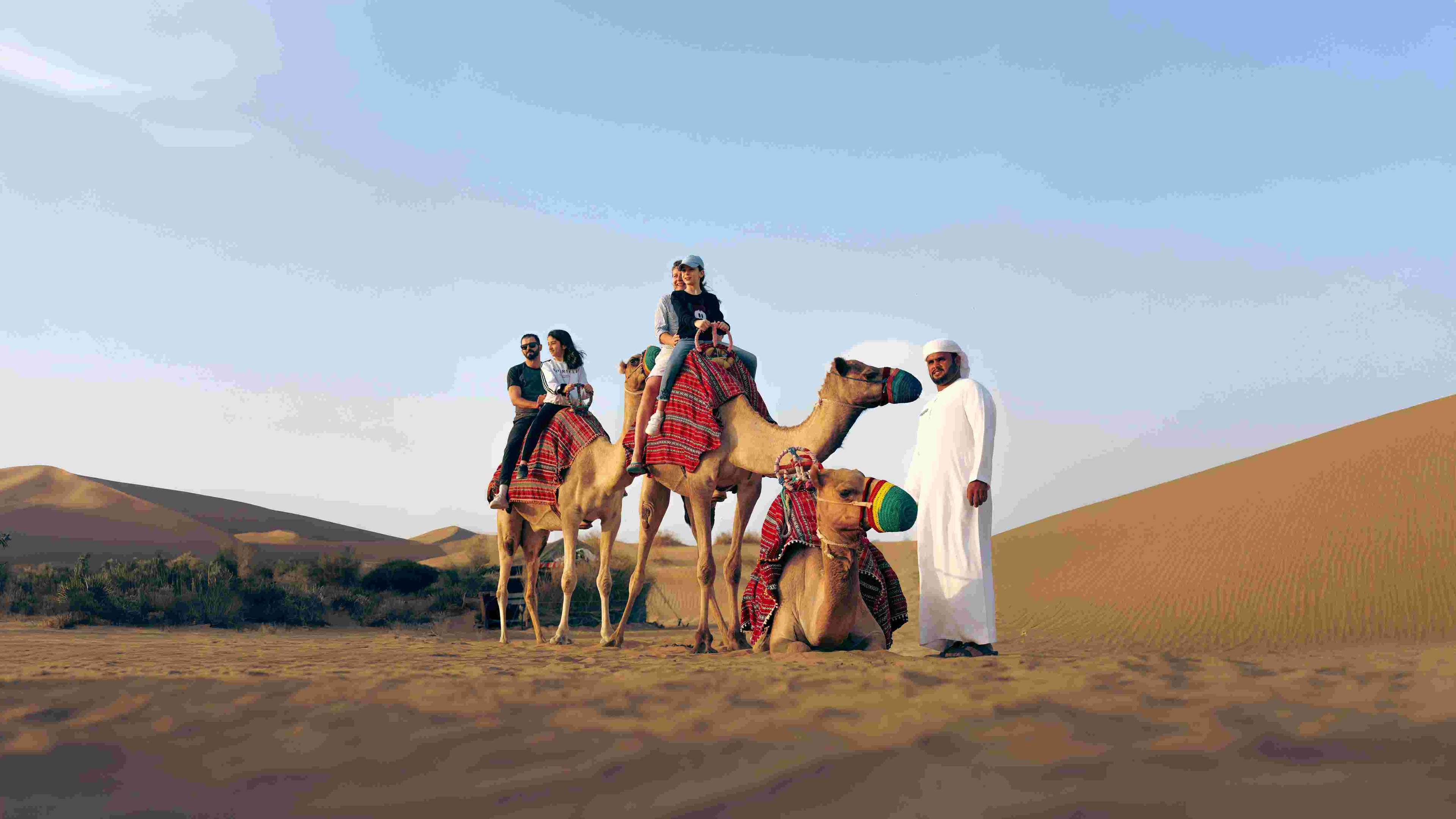 Camel Desert Safari (afternoon/evening) for a Family of 3 / Family of 4