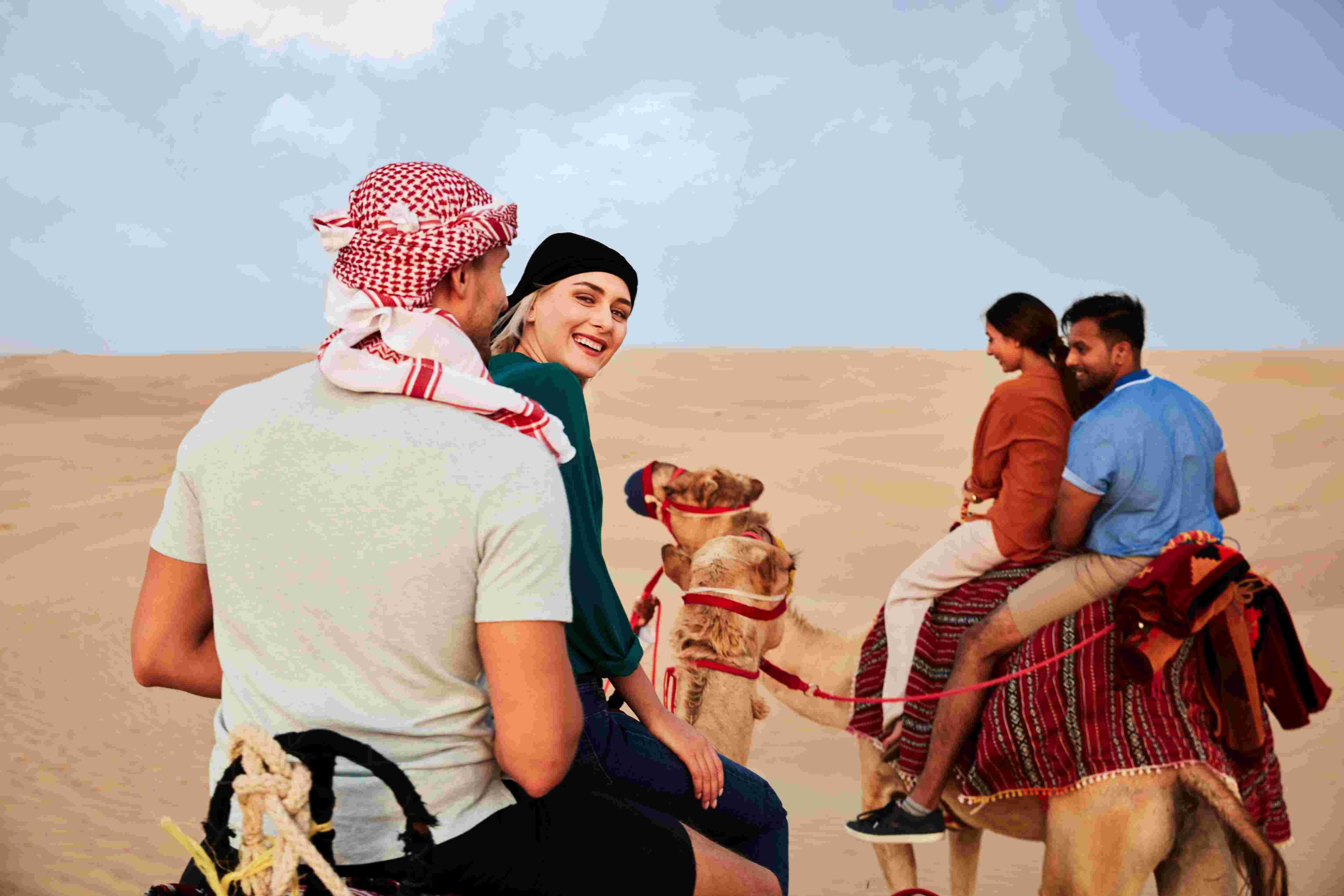 Camel Desert Safari (afternoon/evening) for a Family of 3 / Family of 4